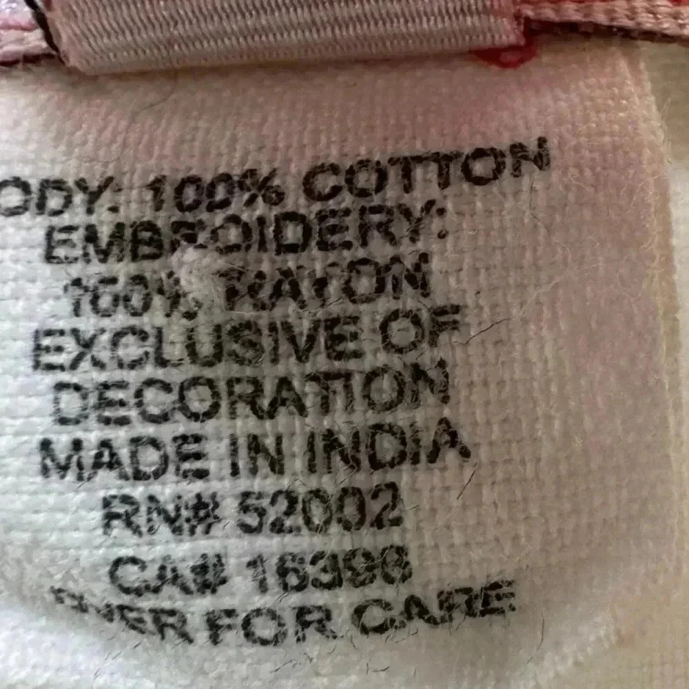 Feminine Light Cotton Deep V Short Sleeve Embroidered Button Closure Scalloped - Picture 15 of 15